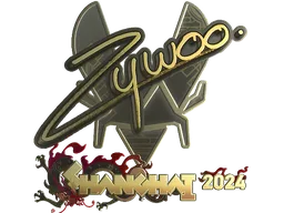 Sticker | ZywOo (Gold) | Shanghai 2024