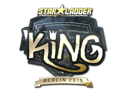 Sticker Slab | kNgV- (Gold) | Berlin 2019