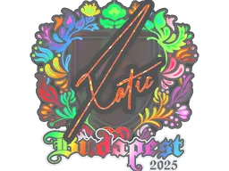 Sticker Slab | XotiC (Holo) | Budapest 2025