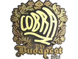 Sticker | cobra (Gold) | Budapest 2025