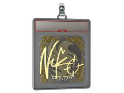 Sticker Slab | NiKo (Gold) | Austin 2025