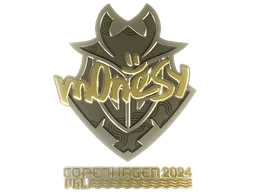 Sticker | m0NESY (Gold) | Copenhagen 2024