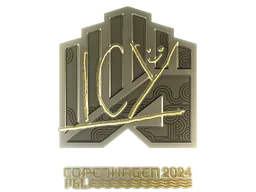 Sticker | ICY (Gold) | Copenhagen 2024