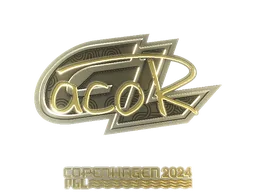 Sticker Slab | acoR (Gold) | Copenhagen 2024