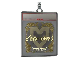 Sticker Slab | xertioN (Gold) | Austin 2025