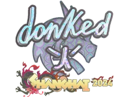 Sticker | donk (Holo) | Shanghai 2024