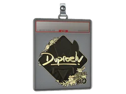Sticker Slab | dupreeh (Gold) | Rio 2022