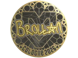 Sticker Slab | Brollan (Gold) | Cologne 2026