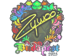 Sticker | ZywOo (Holo) | Budapest 2025