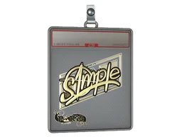 Sticker Slab | s1mple (Gold) | Paris 2023