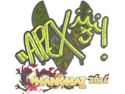 Sticker | apEX (Holo) | Shanghai 2024