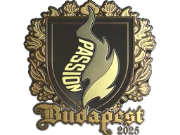Sticker | Passion UA (Gold) | Budapest 2025