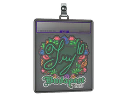Sticker Slab | TRY (Embroidered) | Budapest 2025