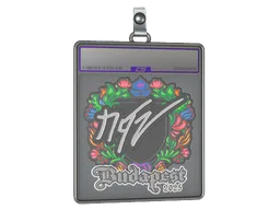 Sticker Slab | NQZ (Embroidered) | Budapest 2025