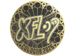 Sticker | xfl0ud (Gold) | Cologne 2026