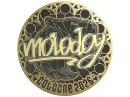 Sticker Slab | molodoy (Gold) | Cologne 2026