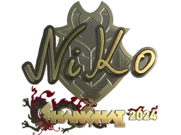 Sticker | NiKo (Gold) | Shanghai 2024