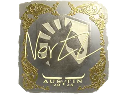 Sticker | NertZ (Gold) | Austin 2025