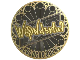 Sticker | w0nderful (Gold) | Cologne 2026
