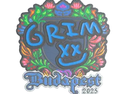 Sticker | Grim (Embroidered) | Budapest 2025