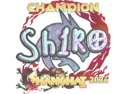 Sticker | sh1ro (Holo, Champion) | Shanghai 2024