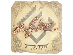 Sticker | efire | Austin 2025