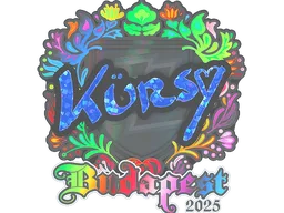 Sticker Slab | Kursy (Holo) | Budapest 2025