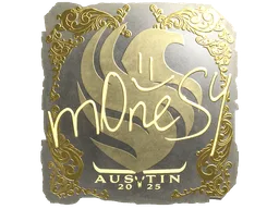 Sticker Slab | m0NESY (Gold) | Austin 2025