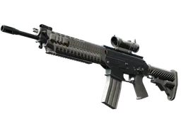 SG 553 | Damascus Steel
