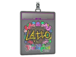Sticker Slab | latto (Holo) | Budapest 2025