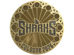 Sticker | Sharks Esports (Gold) | Cologne 2026
