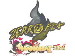Sticker | zeRRoFIX (Glitter) | Shanghai 2024