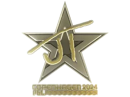 Sticker | JT (Gold) | Copenhagen 2024