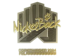 Sticker | NickelBack (Gold) | Copenhagen 2024