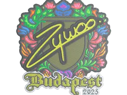 Sticker | ZywOo (Embroidered) | Budapest 2025
