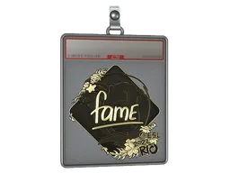 Sticker Slab | fame (Gold) | Rio 2022