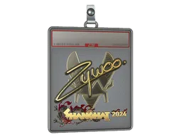 Sticker Slab | ZywOo (Gold) | Shanghai 2024