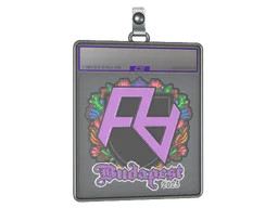 Sticker Slab | Rare Atom (Embroidered) | Budapest 2025