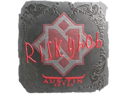 Sticker | riskyb0b (Foil) | Austin 2025