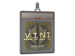 Sticker Slab | VINI (Gold) | Austin 2025