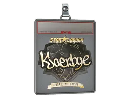 Sticker Slab | Kjaerbye (Gold) | Berlin 2019