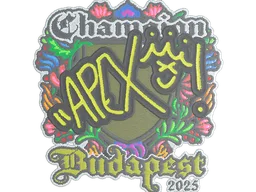 Sticker | apEX (Embroidered, Champion) | Budapest 2025