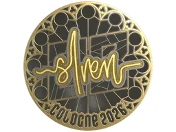 Sticker | S1ren (Gold) | Cologne 2026