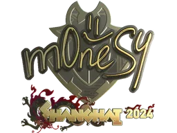 Sticker | m0NESY (Gold) | Shanghai 2024