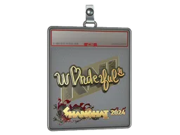 Sticker Slab | w0nderful (Gold) | Shanghai 2024