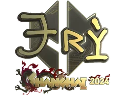 Sticker | TRY (Gold) | Shanghai 2024