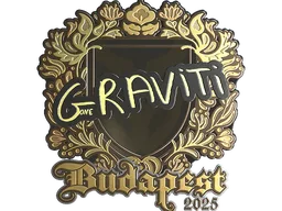 Sticker | Graviti (Gold) | Budapest 2025
