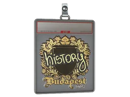 Sticker Slab | History (Gold) | Budapest 2025