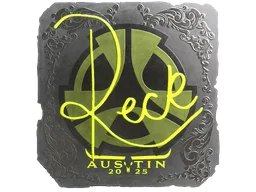 Sticker | reck (Foil) | Austin 2025