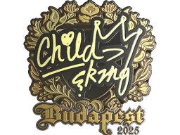 Sticker | ChildKing (Gold) | Budapest 2025